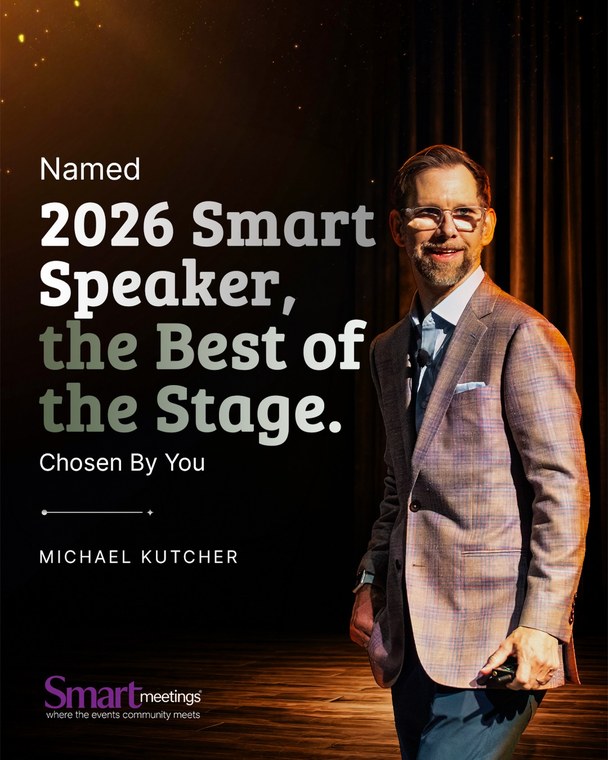Michael Kutcher named a 2026 Smart Speaker by Smart Meetings