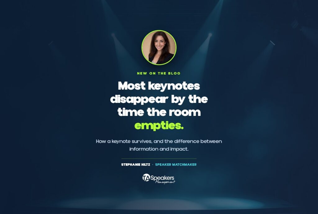 How a Keynote Survives, by Stephanie Hiltz