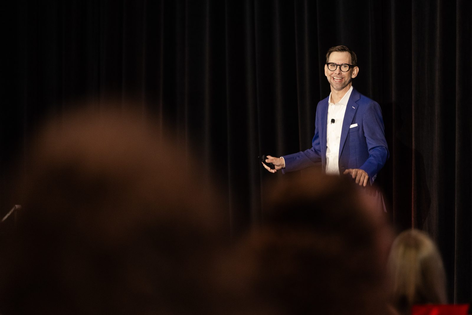 Michael Kutcher, mid-keynote