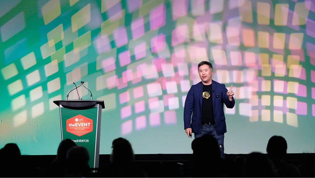 Leo Chan on stage